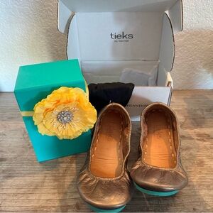 Tieks Women's Bronze Ballet Flats
